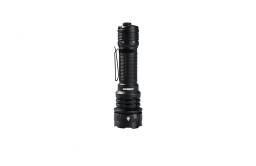 An Acebeam P17 Defender flashlight on a white background.