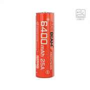 Acebeam 21700 6400mAh 25A USB-C rechargeable battery