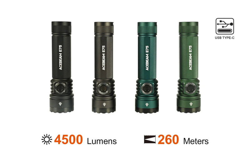 Acebeam E75 — Killzone Flashlights Acebeam E75 — Killzone Flashlights
