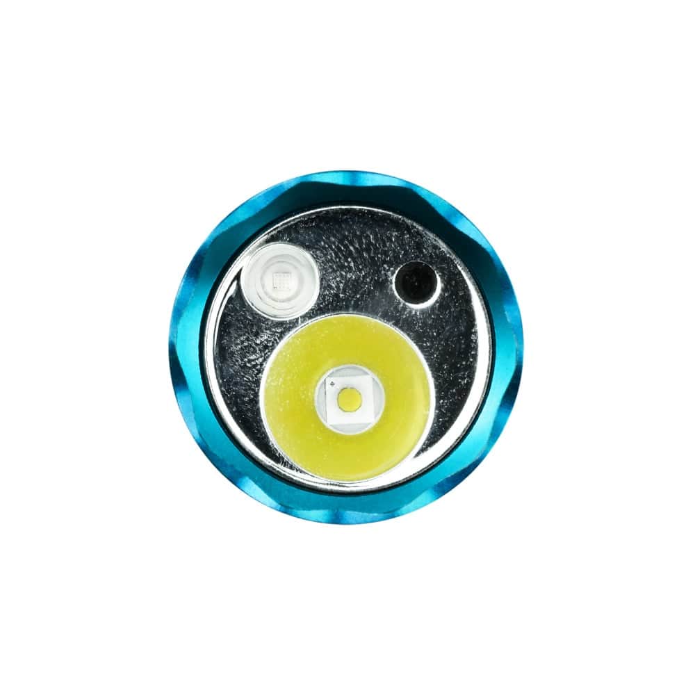 Acebeam K1 EDC Flashlight: Three Light Sources with Cyan Beam