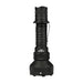 The Acebeam L35 2.0 Tactical Flashlight, equipped with a CREE XHP70.3 HI LED and delivering 5000 lumens of brightness, features a textured grip and clip as it stands upright against a white background.