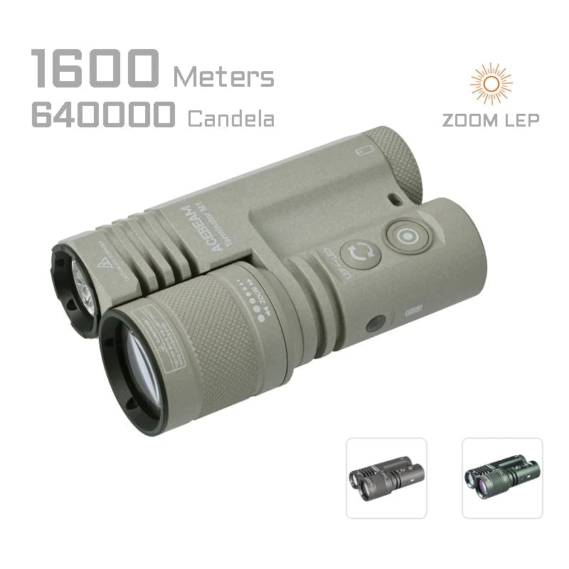 Acebeam Terminator M1 Dual Head LEP Flashlight — Killzone Flashlights Acebeam Terminator M1 Dual Head LEP Flashlight — Killzone Flashlights