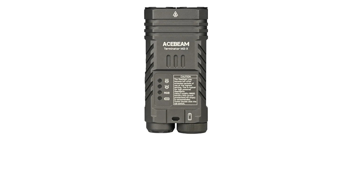 ACEBEAM Terminator M2 ブラック Acebeam Terminator M2-X With RGB — Killzone Flashlights