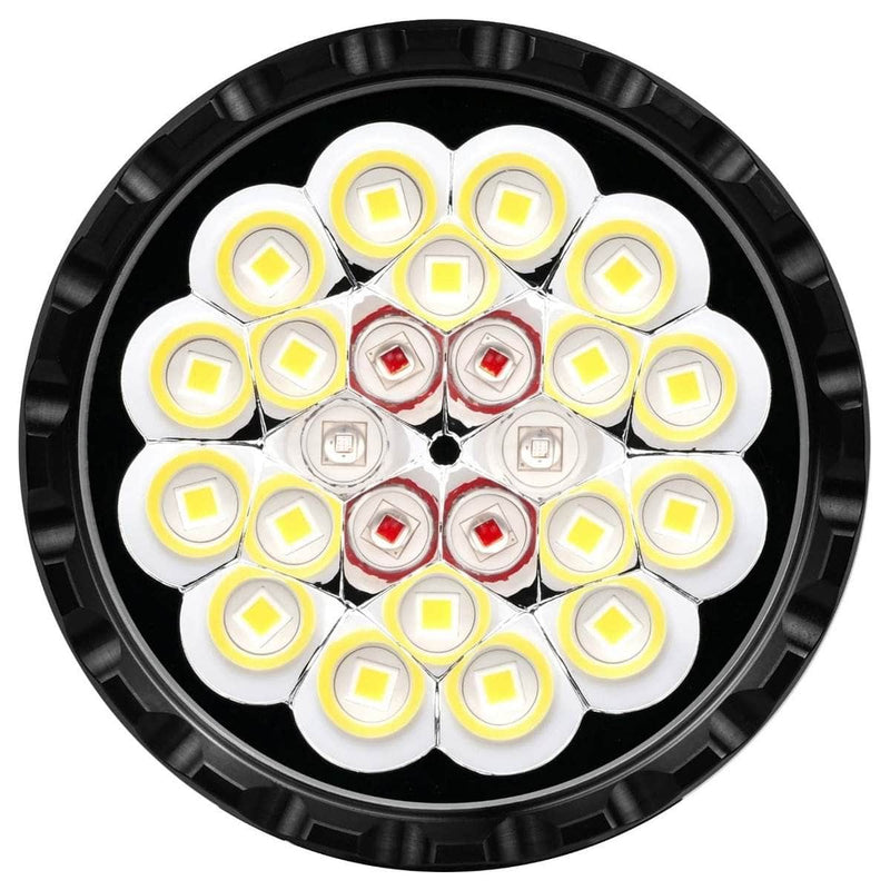 Acebeam X80GT 3 Multi-Light Version head with white, red and UV LEDs