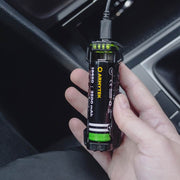 Armytek Handy C1 Pro automatic battery charger feature diagram