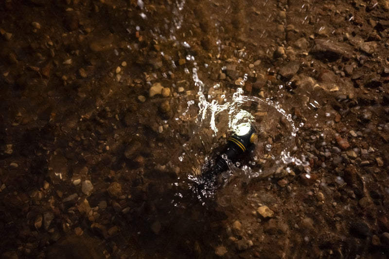 Elf C2 Max WR operating underwater among stones