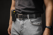 Elf C2 Max WR carried in its nylon belt holster