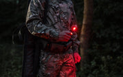 Elf C2 Max WR used as a handheld red light in the forest