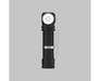 A black flashlight on a gray background featuring the Armytek Wizard C2 Pro Max LR - White.