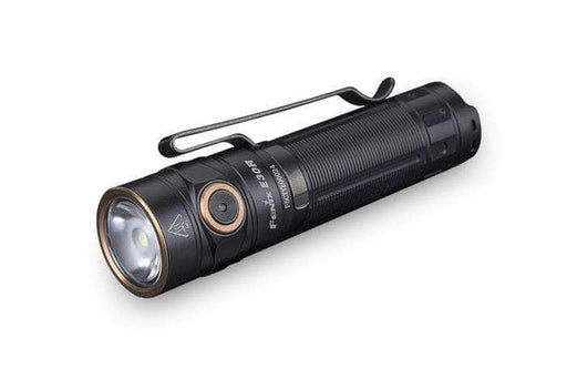 The Fenix E30R flashlight is a high-performance light that is perfect for outdoor activities. The Fenix E30R features a convenient clip, allowing you to easily attach it to your gear or clothing.