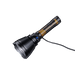 The Fenix HT18R flashlight, featuring a wide head and delivering 2800-lumen brightness, comes with a charging cable for added convenience. It's perfect for those looking for a reliable hunting light.