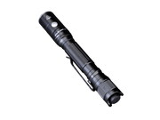 The Fenix LD22 V2.0 is a compact EDC flashlight with dual switch control and a textured grip, showcased against a solid dark background, delivering an impressive 800 lumens.