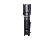 Introducing the Fenix PD40R V3.0, a powerful LED flashlight featuring a knurled grip and adjustable focus, delivering an impressive 3000 lumens for exceptional brightness in a sleek black design.