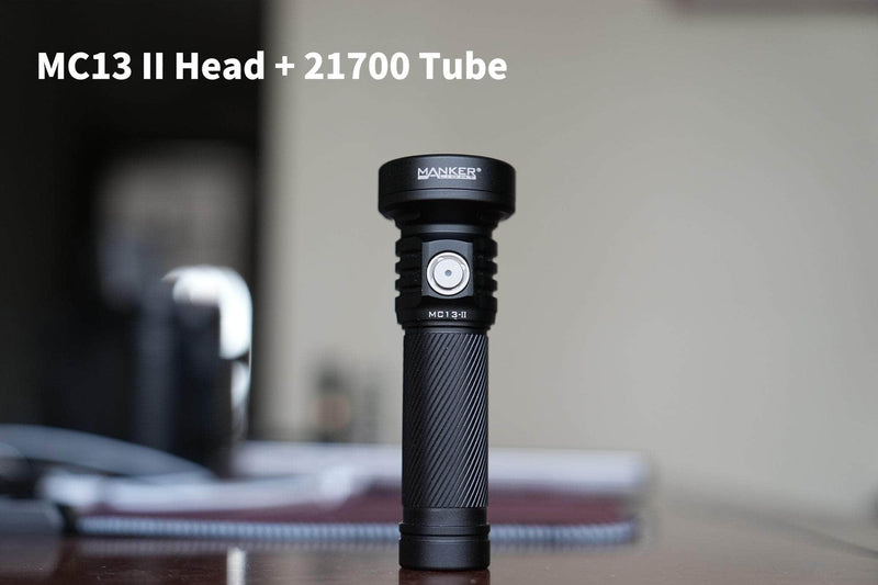 Manker 21700 Tube for MC13 II - E14 IV head 2700 lumens tube.