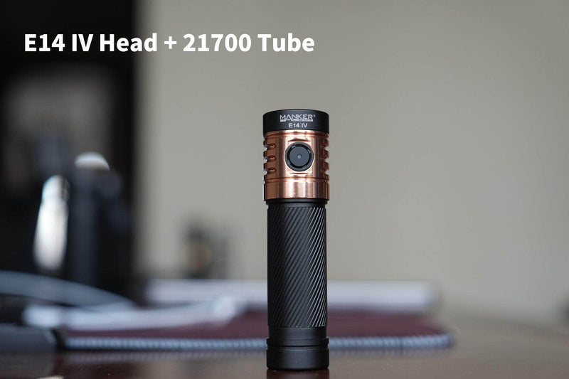Manker 21700 Tube for MC13 II - E14 IV - 2700 lumens tube.