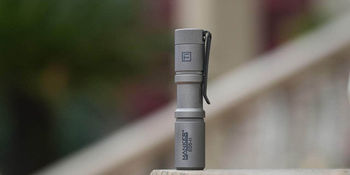 Manker E05 II - Stonewashed Ti — Killzone Flashlights