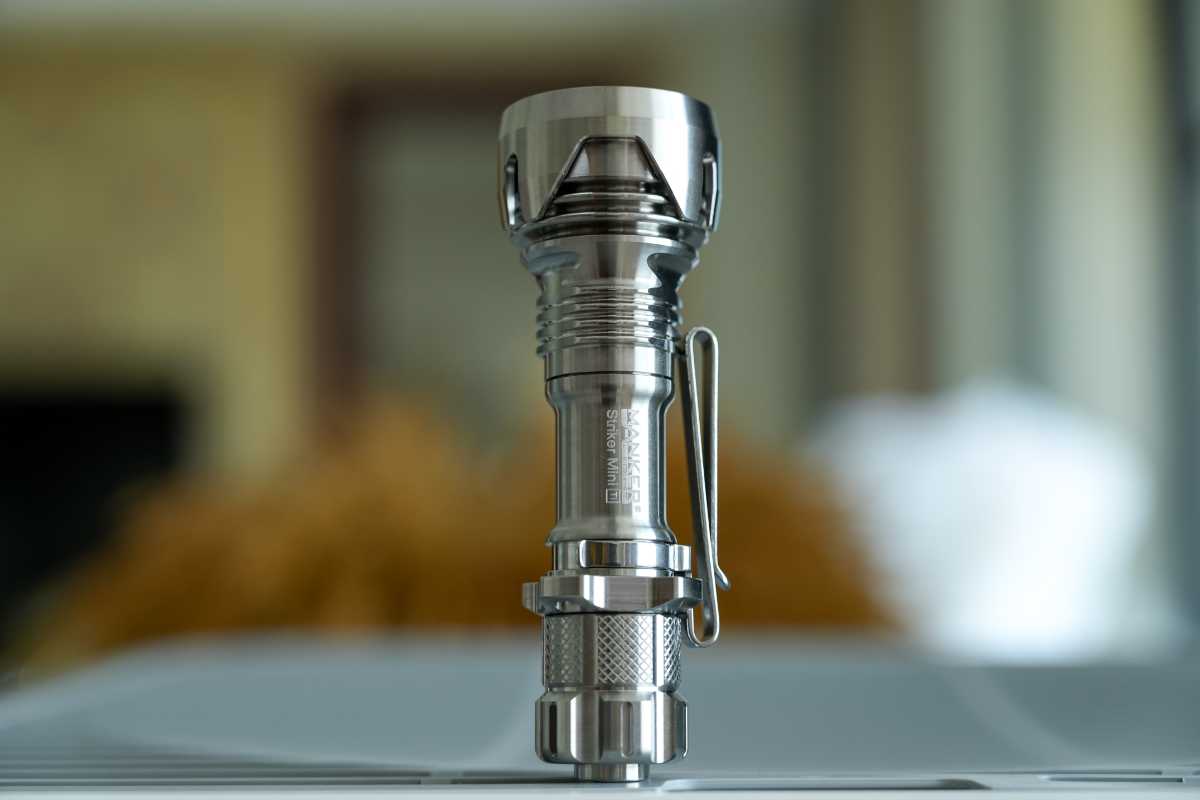 Manker Striker Mini Titanium EDC Flashlight — Killzone Flashlights