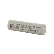 The Molicel P30B 18650 3000mAh 30A Battery is a cylindrical lithium-ion cell labeled "NOT FOR E-CIG OR VAPE INR-18650-P30B + MOLICEL 111 2NB04 03" with a continuous discharge rate of 30A.