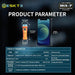 Skilhunt MiX-7 product parameter featuring Magnetic Charging and LED flashlight capabilities.