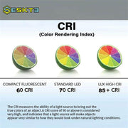 Skilhunt H150 cri color rendering index.
