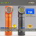 Skilhunt H150 tir optics based led flashlight.