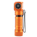 A Skilhunt H150 flashlight with a clip on it.
