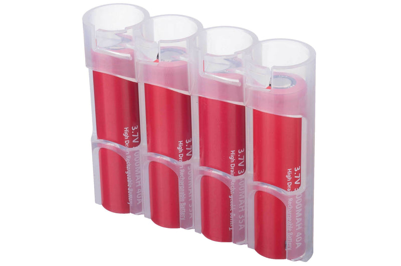 Storacell 18650 Battery Caddy (Clear) – image 2