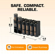 Storacell 12 AA Pack Battery Caddy (Tuxedo Black) – image 6