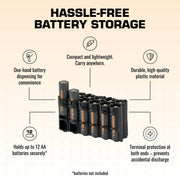 Storacell 12 AA Pack Battery Caddy (Tuxedo Black) – image 3