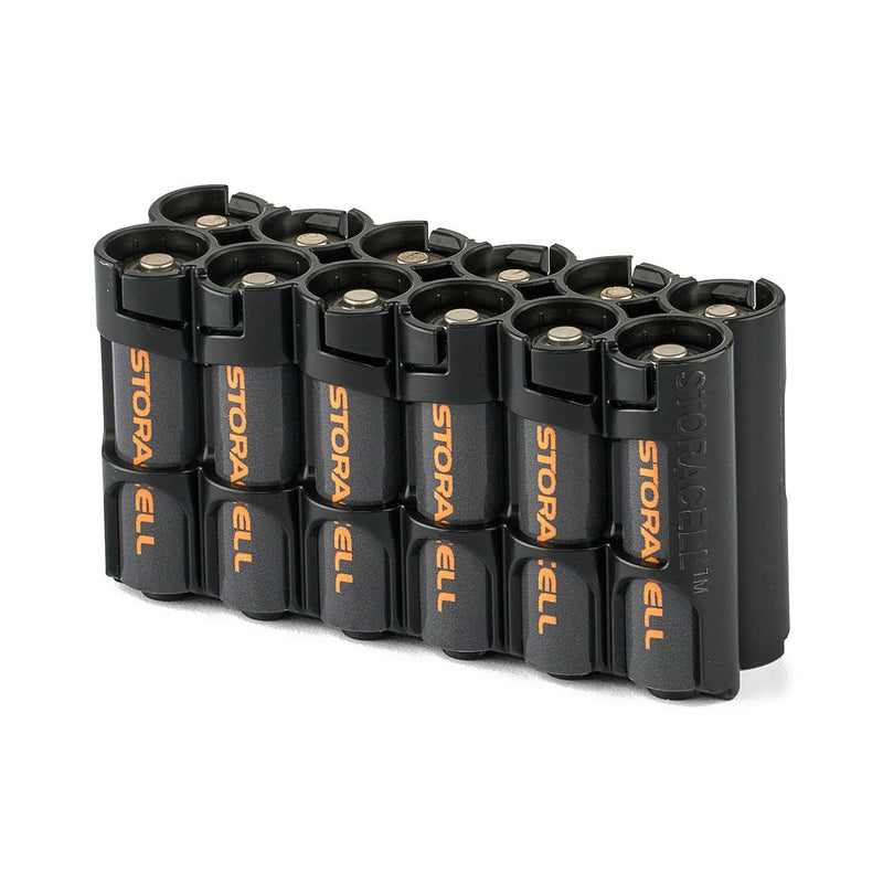 Storacell 12 AA Pack Battery Caddy (Tuxedo Black) – image 1