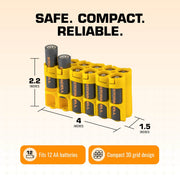 Storacell 12 AA Pack Battery Caddy (Yellow) – image 6