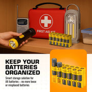 Storacell 12 AA Pack Battery Caddy (Yellow) – image 4