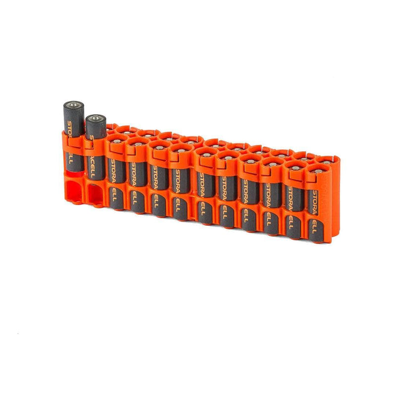 Storacell AA 24-battery caddy in orange – image 2
