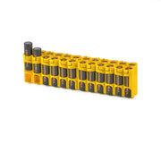 Storacell AA 24-battery caddy in yellow – image 2