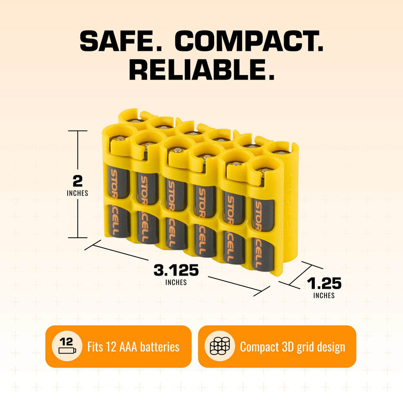 Storacell AAA 12 Pack (Yellow) – image 6