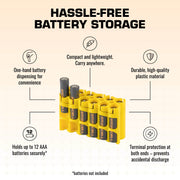 Storacell AAA 12 Pack (Yellow) – image 3