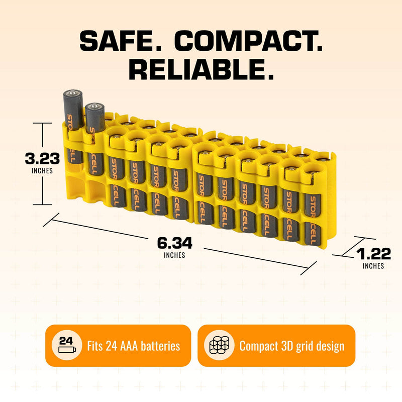 Storacell AAA 24 Pack (Yellow) – image 6