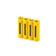 Rear view of Yellow Storacell SlimLine AAA battery caddy