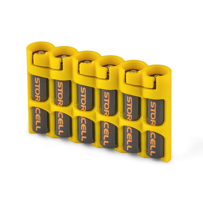 Storacell Slim Line AAA 6 Pack (Yellow) – image 1