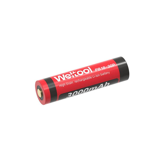 Weltool PB18-30P High Drain 15A 3000mAh Li-ion rechargeable battery.