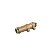 The Weltool W65 FDE V2 Body is a cylindrical metallic pipe fitting with threaded ends and a central label, designed for surefire compatibility, shown against a white background.