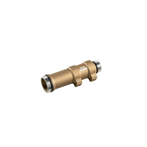 The Weltool W65 FDE V2 Body is a cylindrical metallic pipe fitting with threaded ends and a central label, designed for surefire compatibility, shown against a white background.