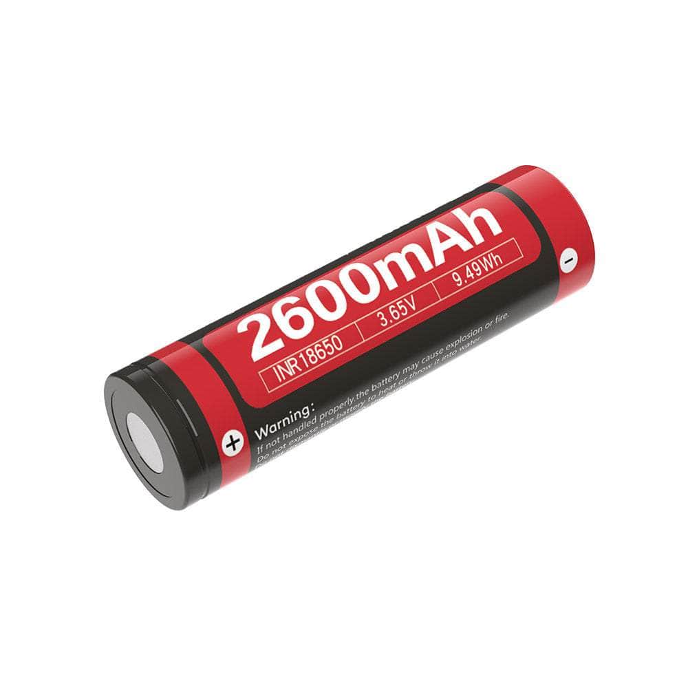 Weltool INR18-26 18650 2600mAh 3.65V Rechargeable Battery