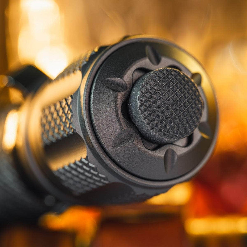 A close up of the Weltool T12 in front of a fireplace.