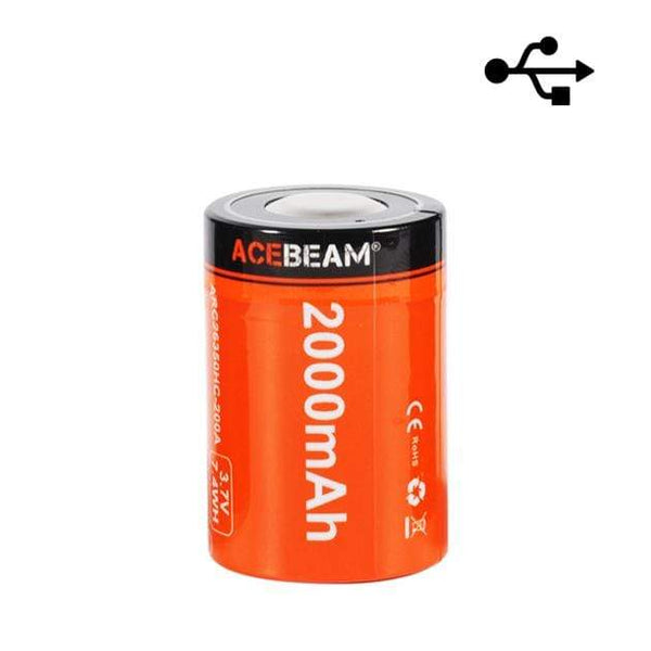 Acebeam 10A USB Rechargeable 18650 Battery - 3100mAh, AceBeam® Official  Store