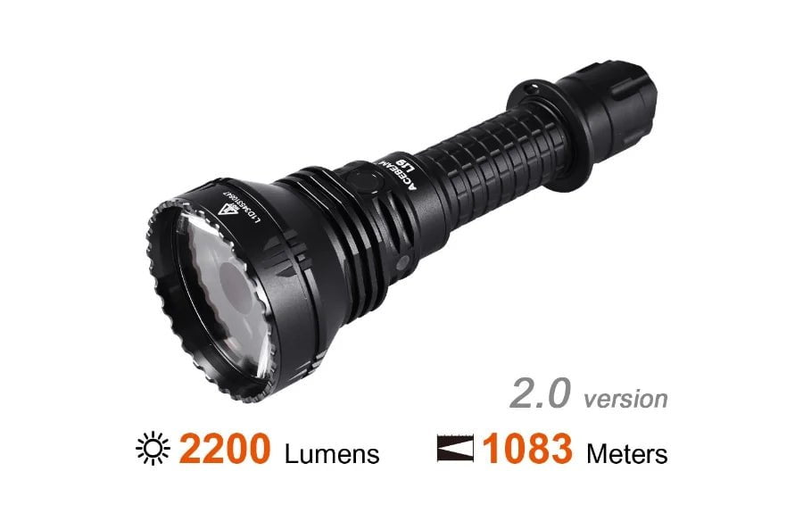 Acebeam L19 2.0 Long Range Flashlight — Killzone Flashlights