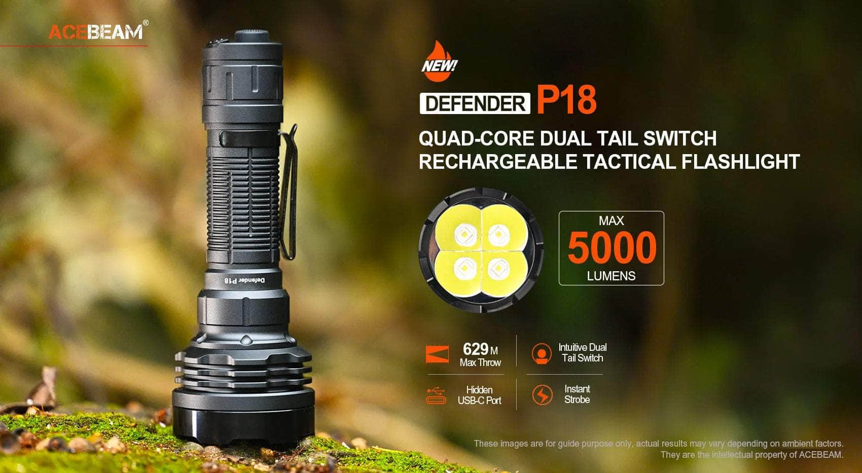 Acebeam P18 Defender — Killzone Flashlights
