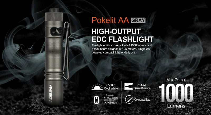 Acebeam Pokelit AA - Grey