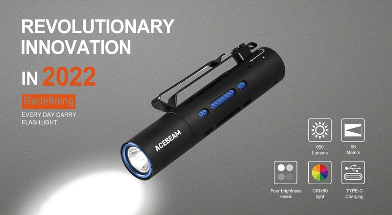 Acebeam Rider RX AL EDC AA Flashlight
