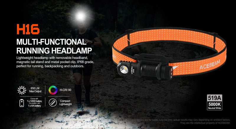 Acebeam H16 High CRI Headlamp